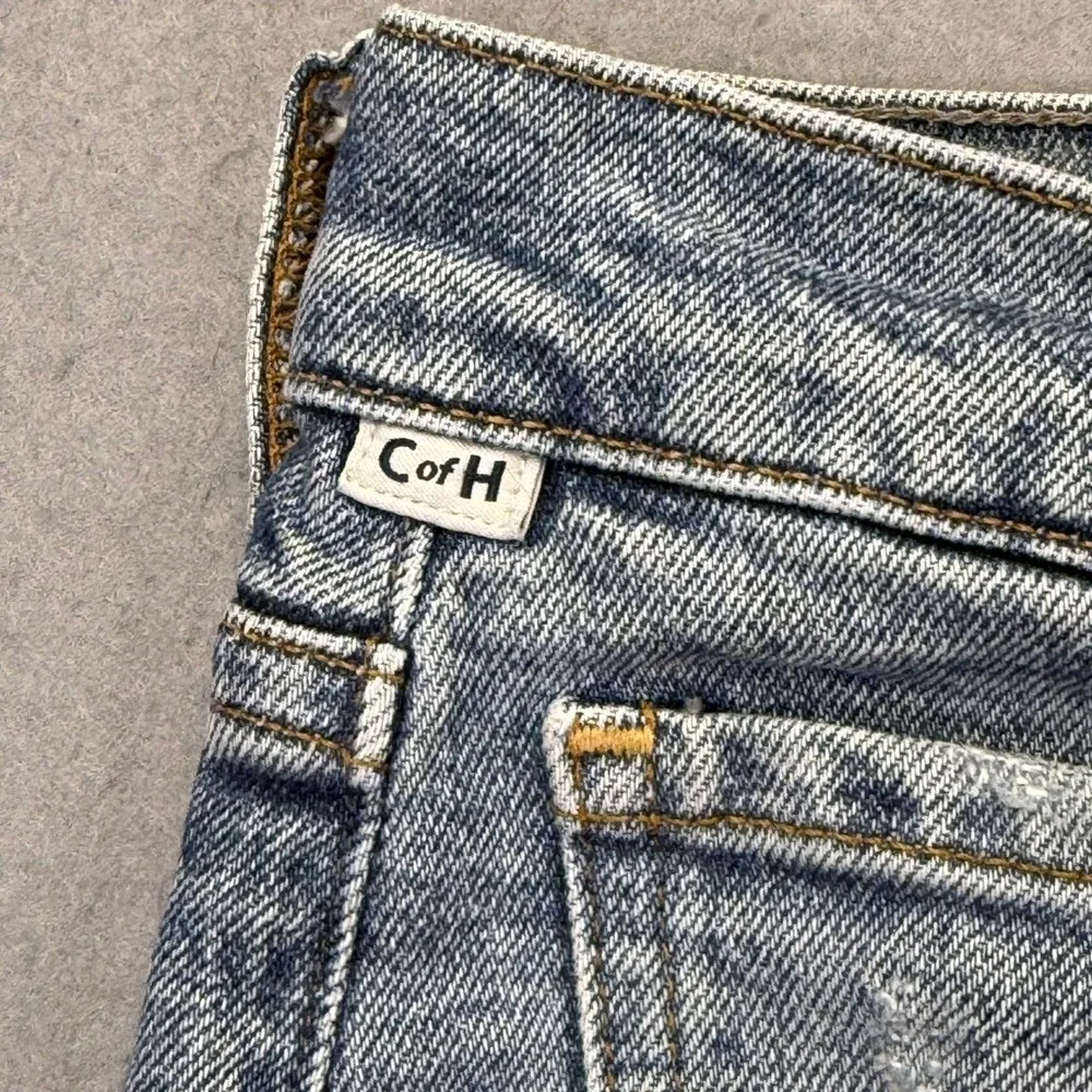 Citizens of Humanity Jolene High Rise Straight Leg Jeans Blue Size 30 Distressed